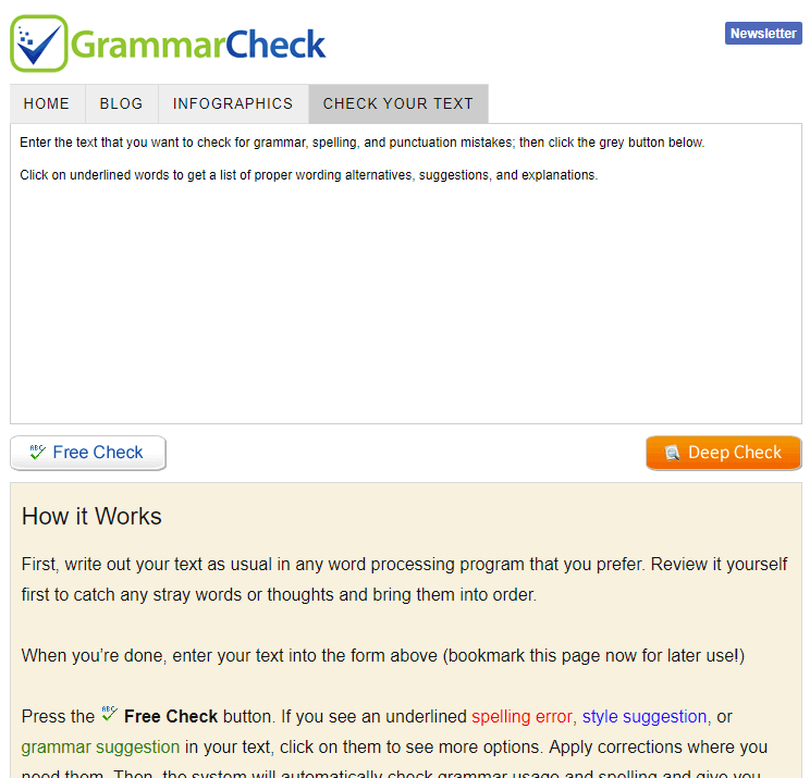 Grammar Check