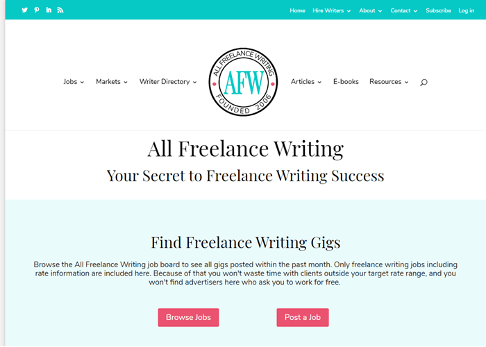 All Freelance Writing