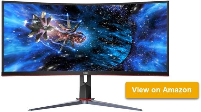 AOC CU34G2X – Best Curved Frameless UltraWide Monitor