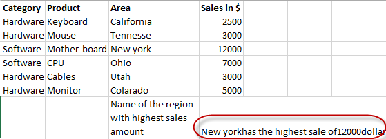 Excel Formula Interview Questions
