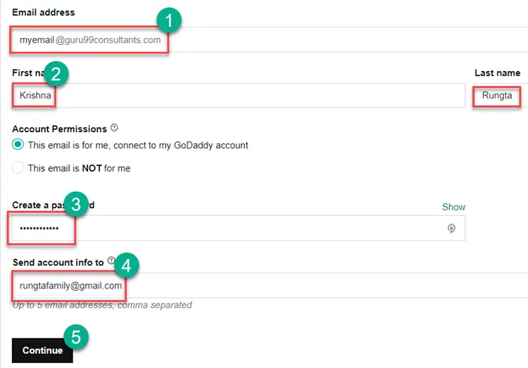 Configure The Email