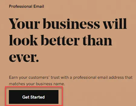 Purchase Godaddy Email