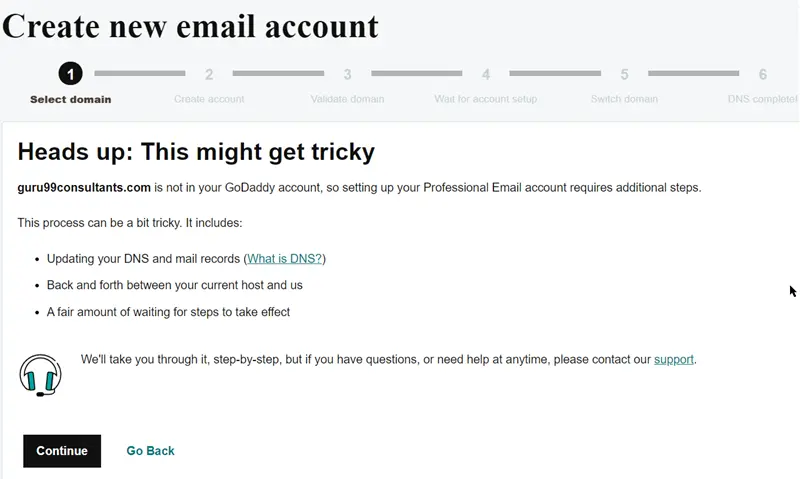 Configure The Email