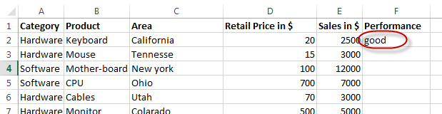 Excel Formula Interview Questions