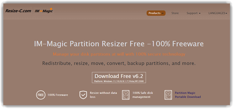IM-Magic Partition Resizer