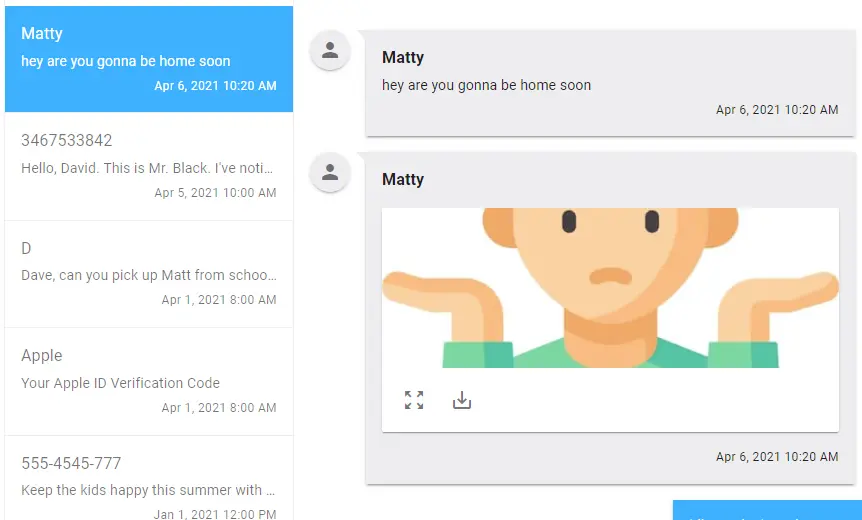 Text Message Tracking