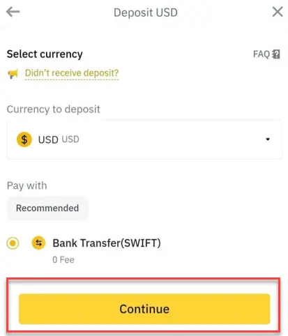Deposit