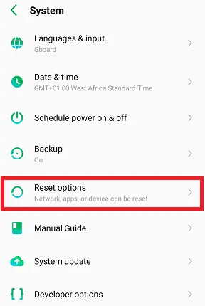 Reset your Android device to factory mode