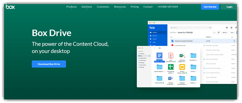 Box collaboration tool