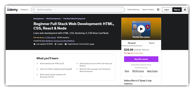 Beginner Full Stack Web Development