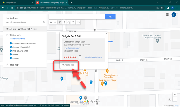 How to drop multiple pins on Google Maps