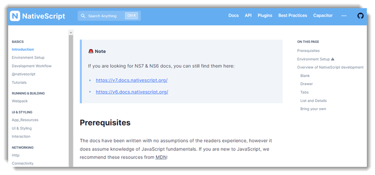 NativeScript