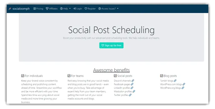 SocialOomph