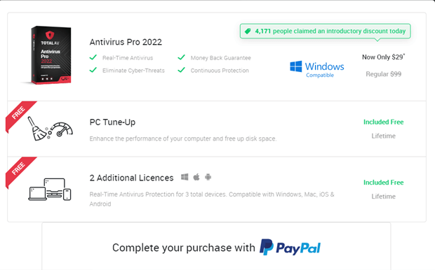 TotalAV Plans