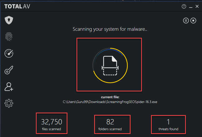 Features of TotalAV