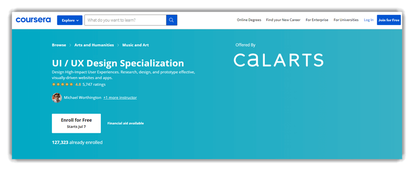 UI / UX Design Specialization