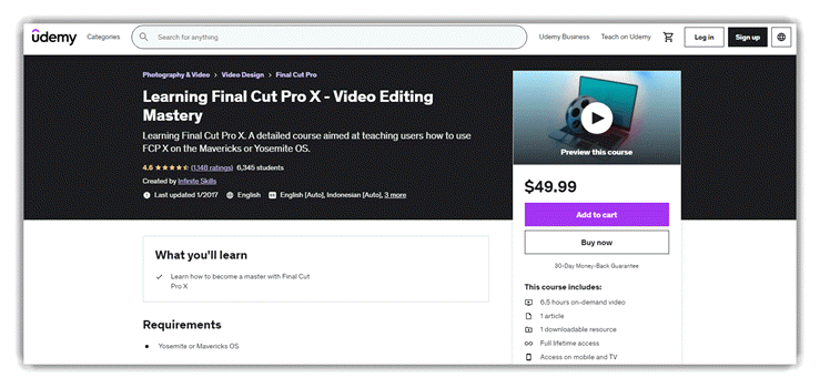 earning Final Cut Pro X 