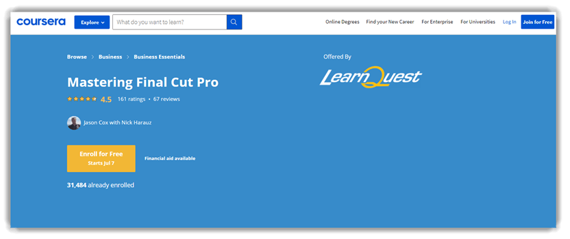Mastering Final Cut Pro