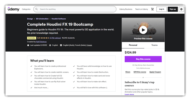 VFX: Complete Houdini Bootcamp