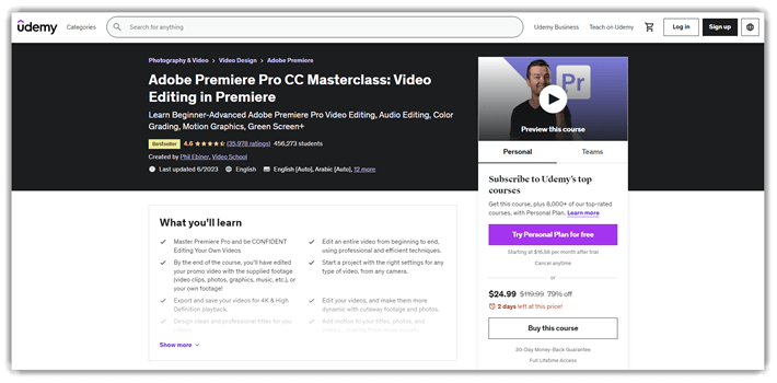 Adobe Premiere Pro CC Masterclass