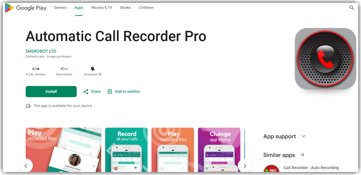 Automatic Call Recorder Pro