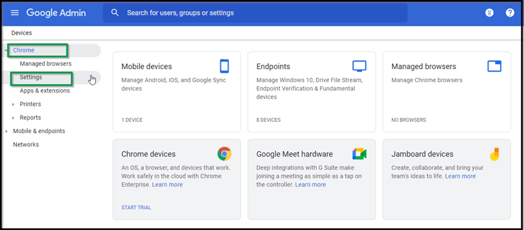 How to block a website using Google Admin