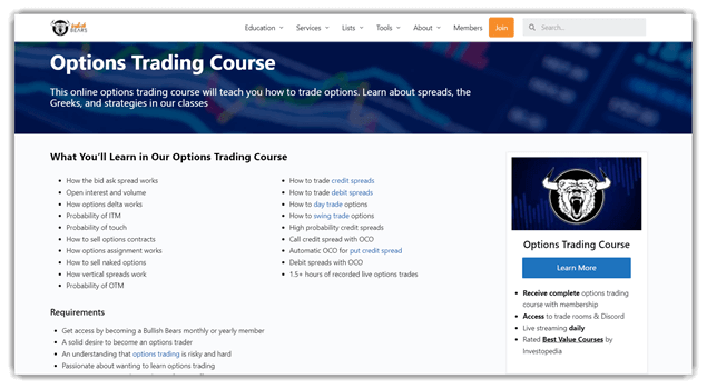 Options Trading Course