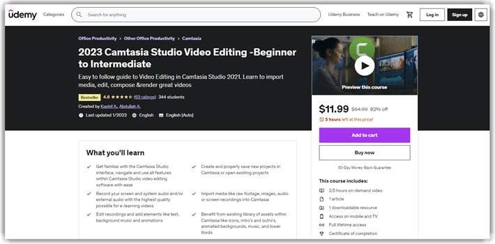 Camtasia Studio Video Editing
