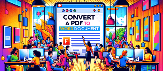 Convert a PDF to Word Document