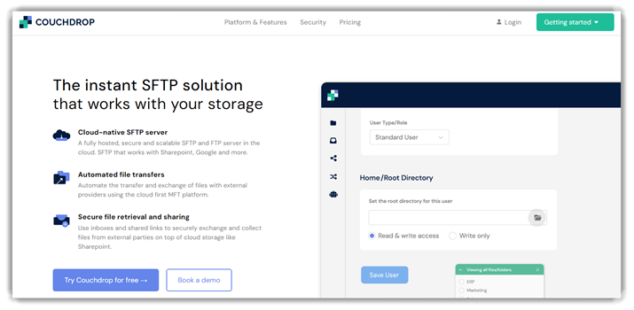 Couchdrop SFTP