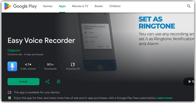 Easy Voice Recorder