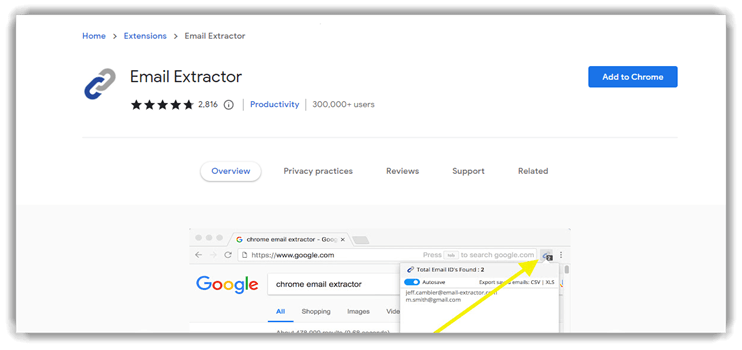 Email extractor