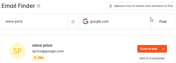 Find Email Address Hunter.io