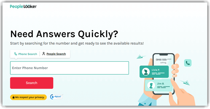 PeopleLooker’s B2B search