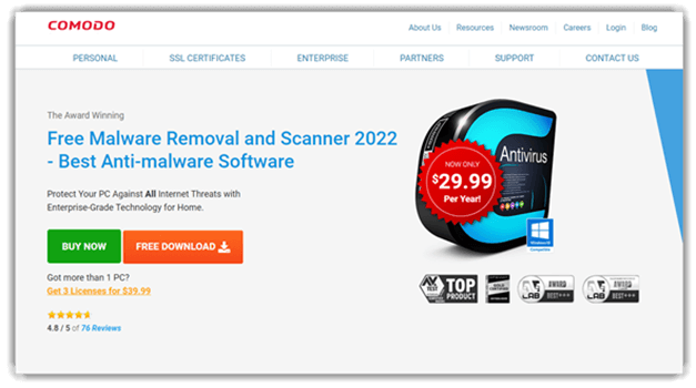 Comodo Free Anti-Malware BOClean