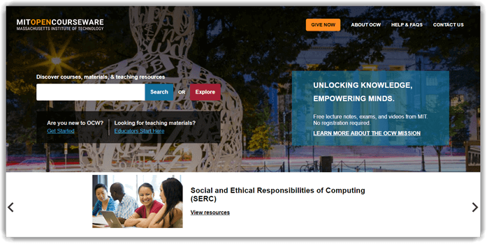 MIT OpenCourseWare
