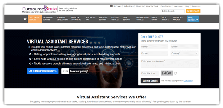 Outsource2india
