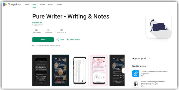 Pure Writer