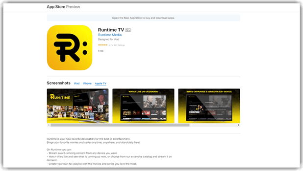 Runtime TV