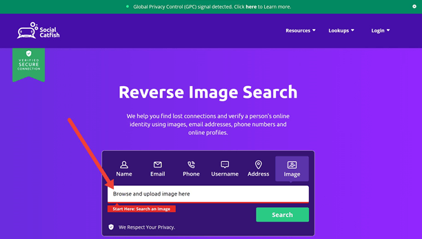 Using Social Catfish Reverse Lookup