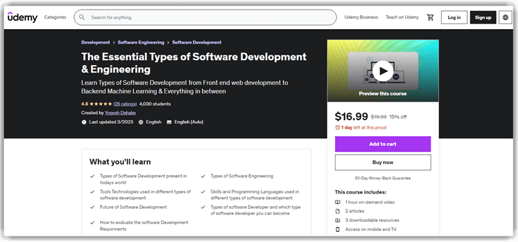 The Essential Types of Software Development