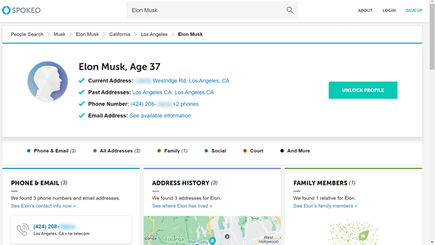 Find a Person’s Middle Name using Spokeo