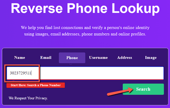 Find Reverse Phone Number Using Social Catfish