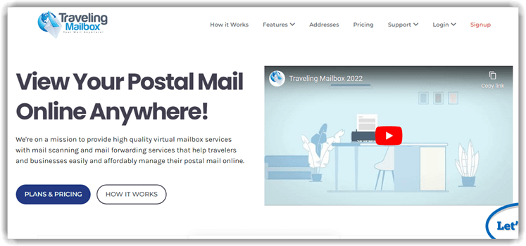 Traveling Mailbox
