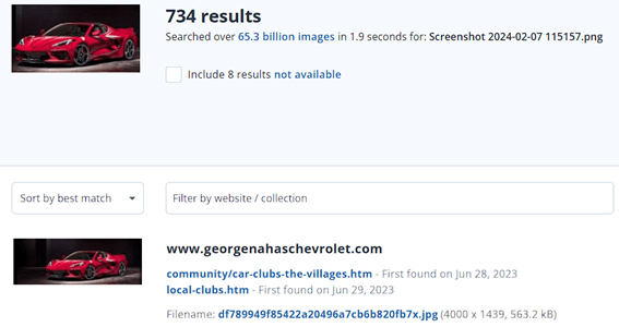 Twitter Reverse Image Search Using TinEye