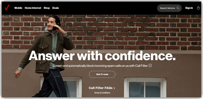 Verizon Call Filter