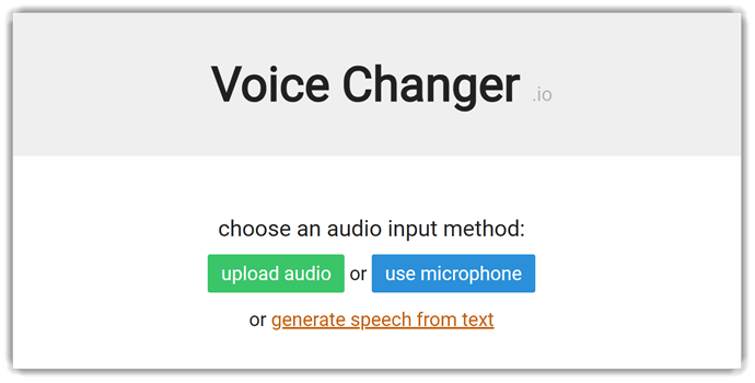 Voice Changer
