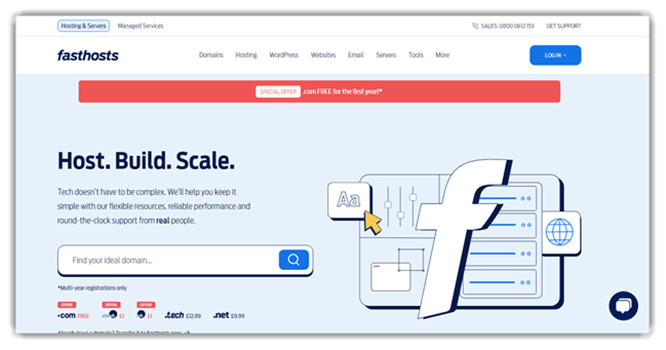 Fasthosts Website hosting UK