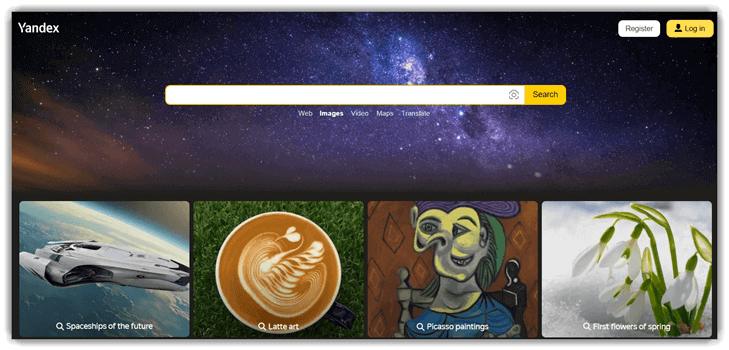 Yandex Image Search