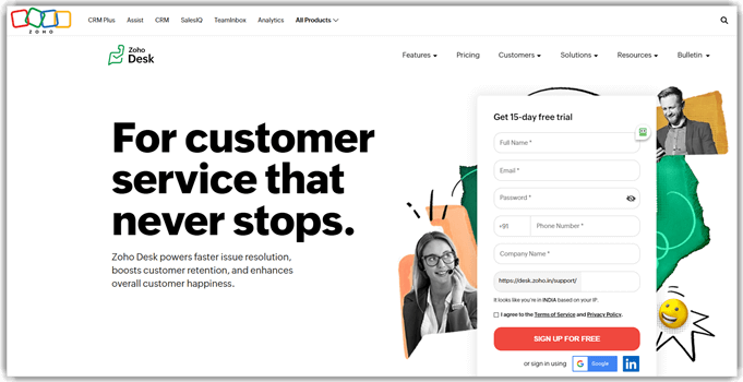 Zoho Desk